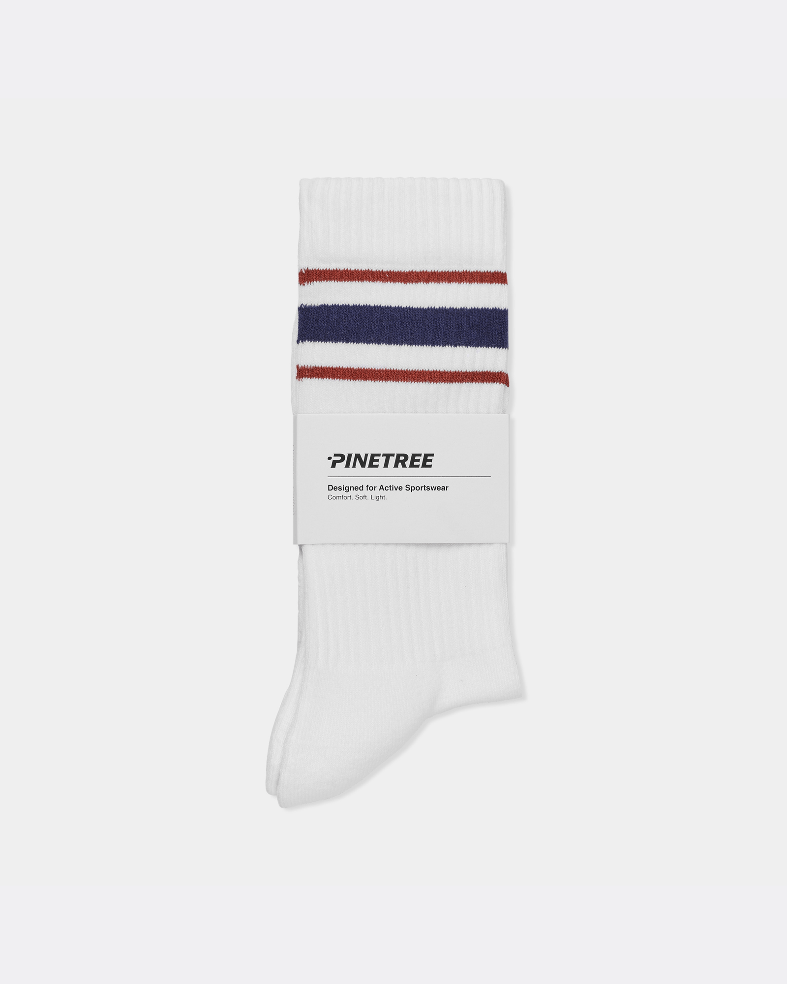 2 - Pack strømper, performance strømper - Rød/Blå - Pinetree
