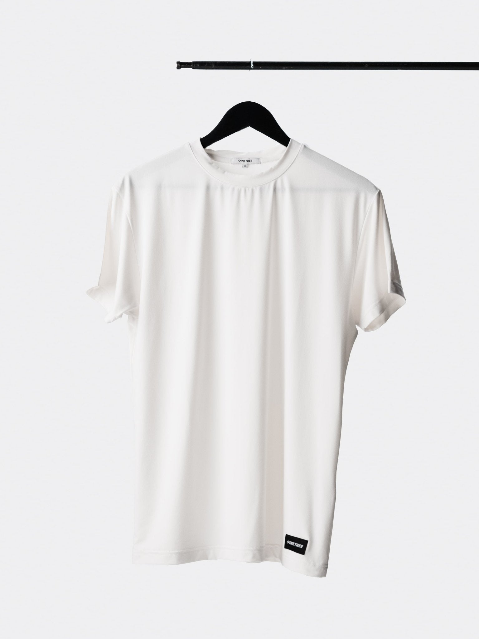 Base Tech Tee - Cloud Dancer - Pinetree