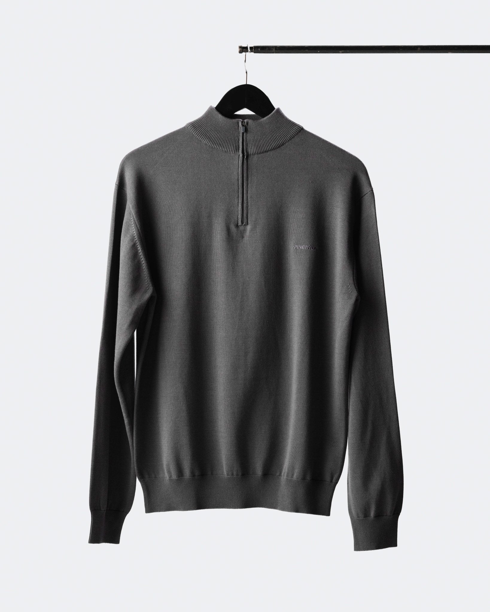 Echo Q - Zip Knit - Asphalt - Pinetree