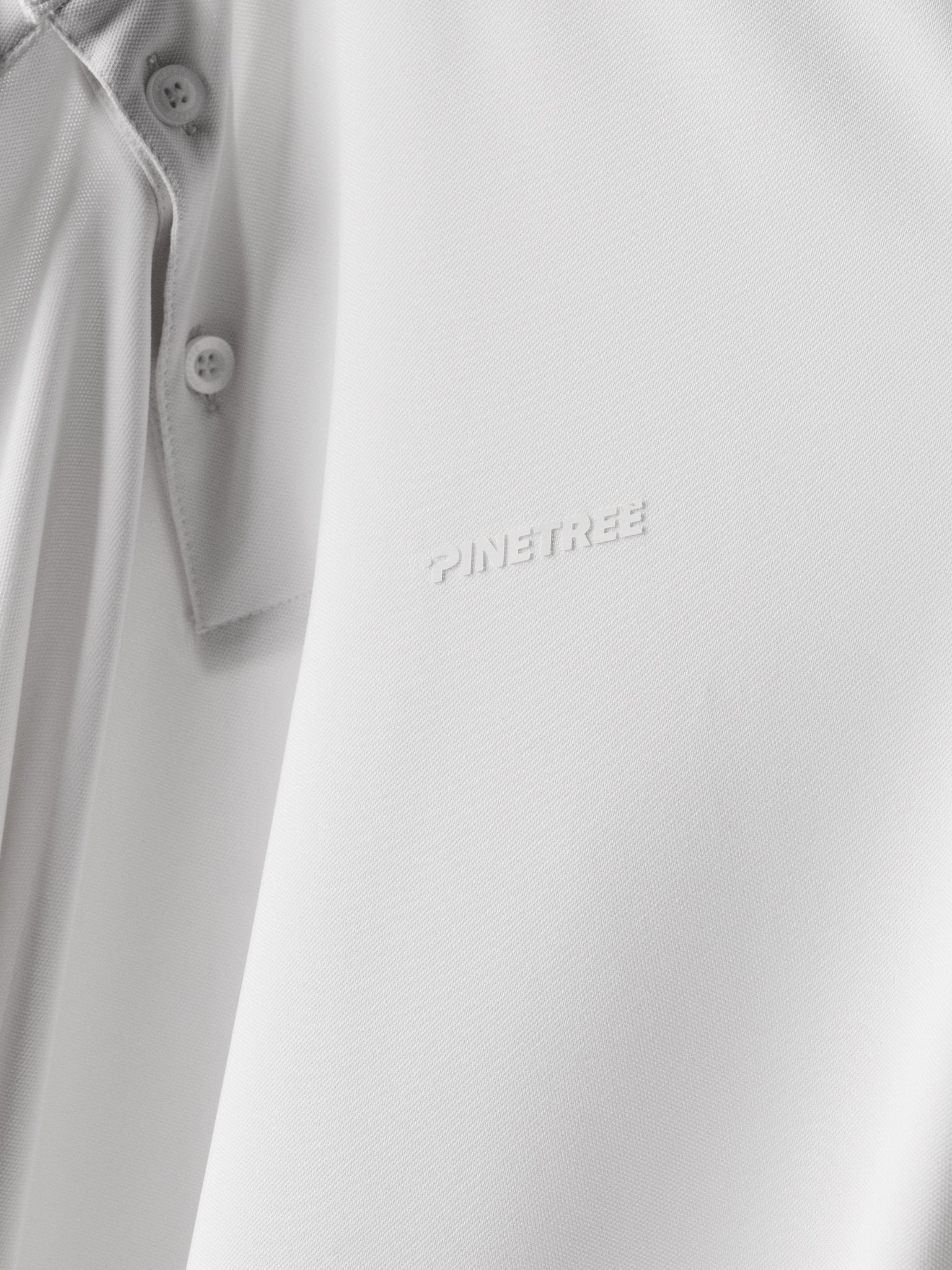 Tour Tech Polo - Cloud Dancer - Pinetree