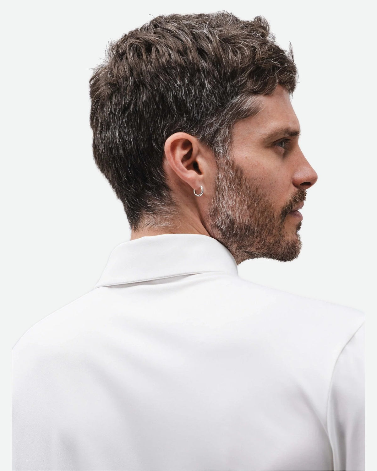 Tour Tech Polo - Cloud Dancer - Pinetree