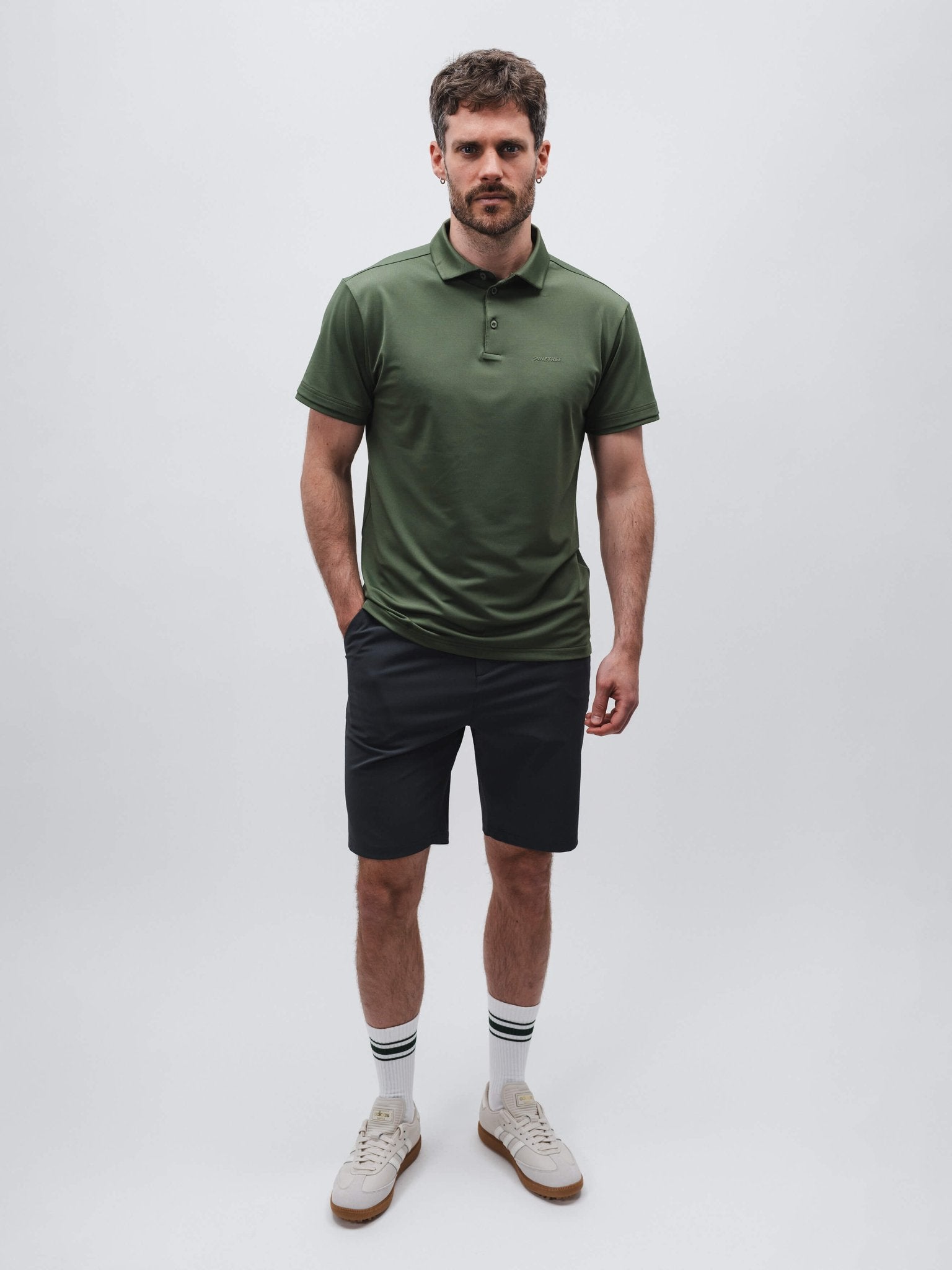 Tour Tech Polo - Four Leaf Clover - Pinetree