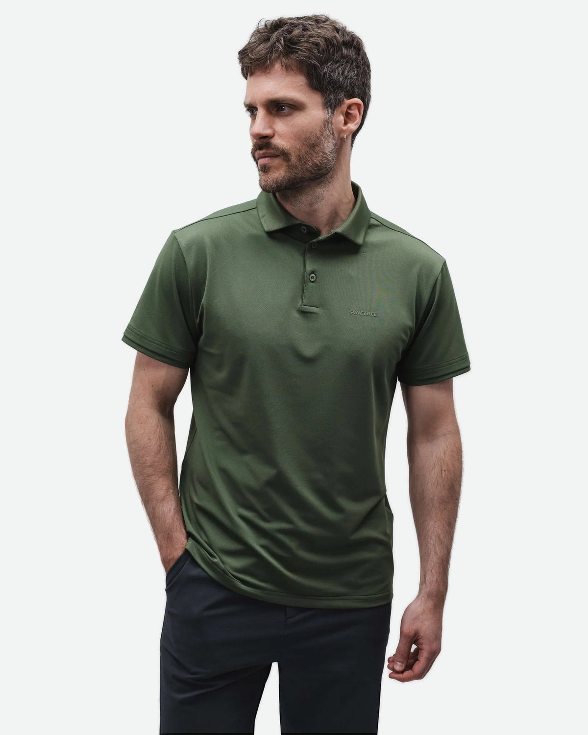Tour Tech Polo - Four Leaf Clover - Pinetree
