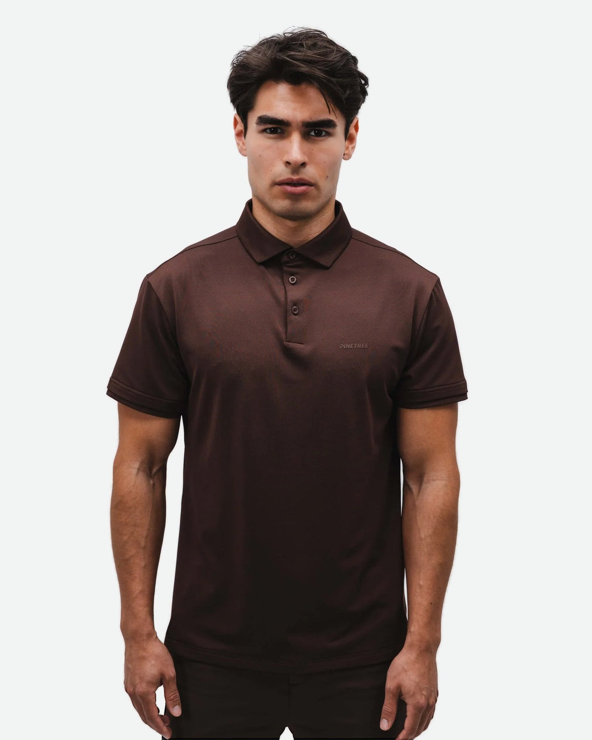 Tour Tech Polo - Mahogany - Pinetree