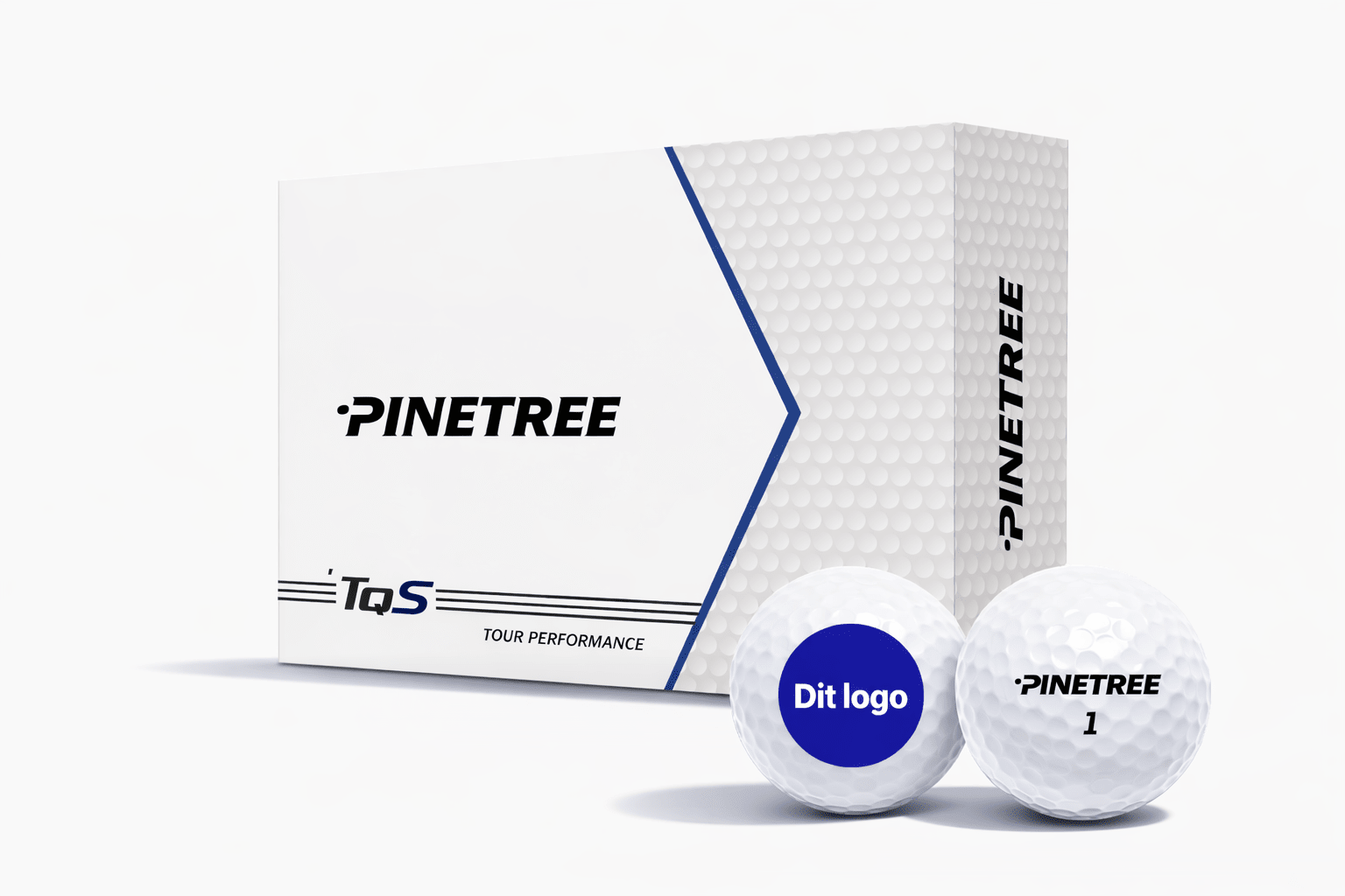 Pinetree TQS golfbolde med dit logo