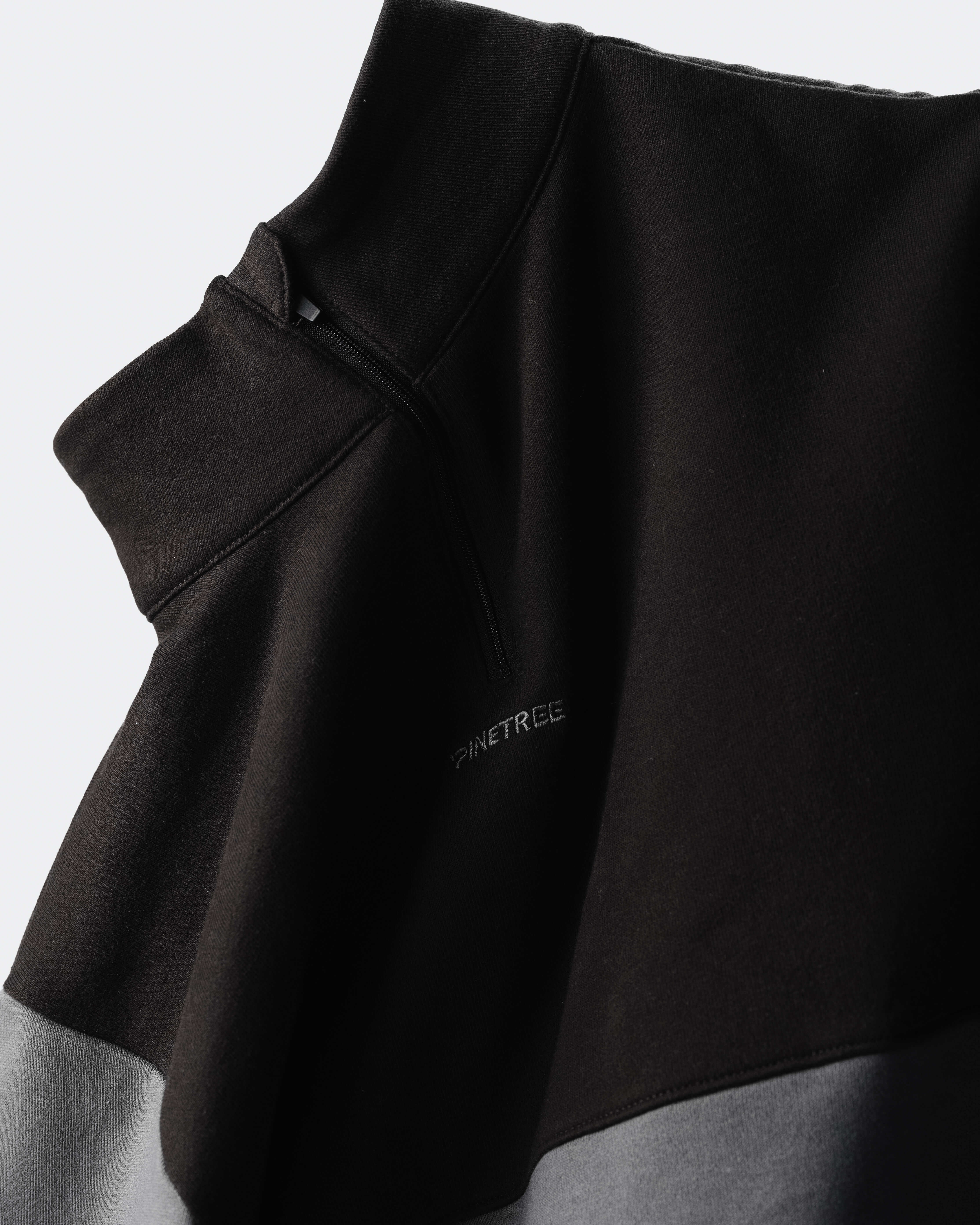 Quater zip long sleeve - Meterorite / Asphalt