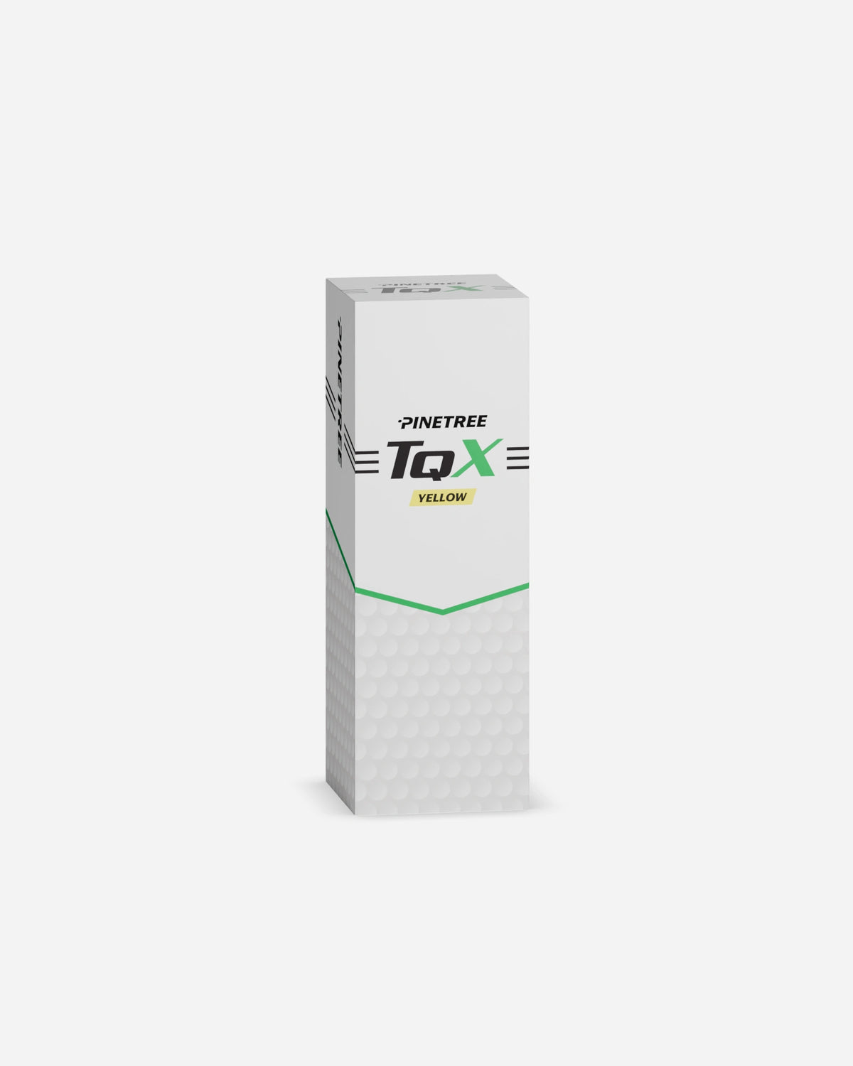 Pinetree TQX – sleeve til gule golfbolde