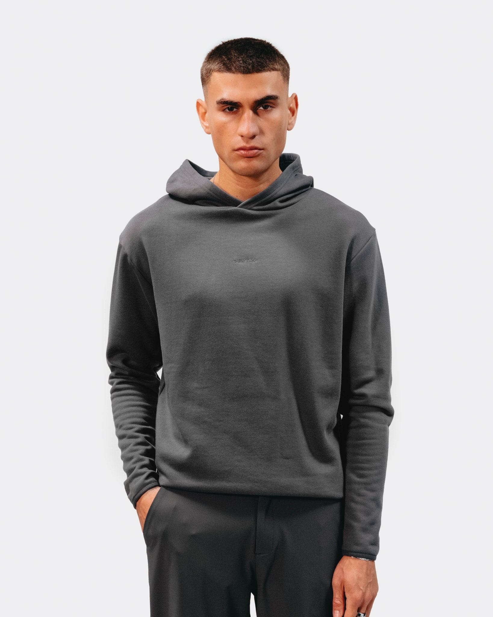 Base Tech Hoodie - Asphalt - Pinetree