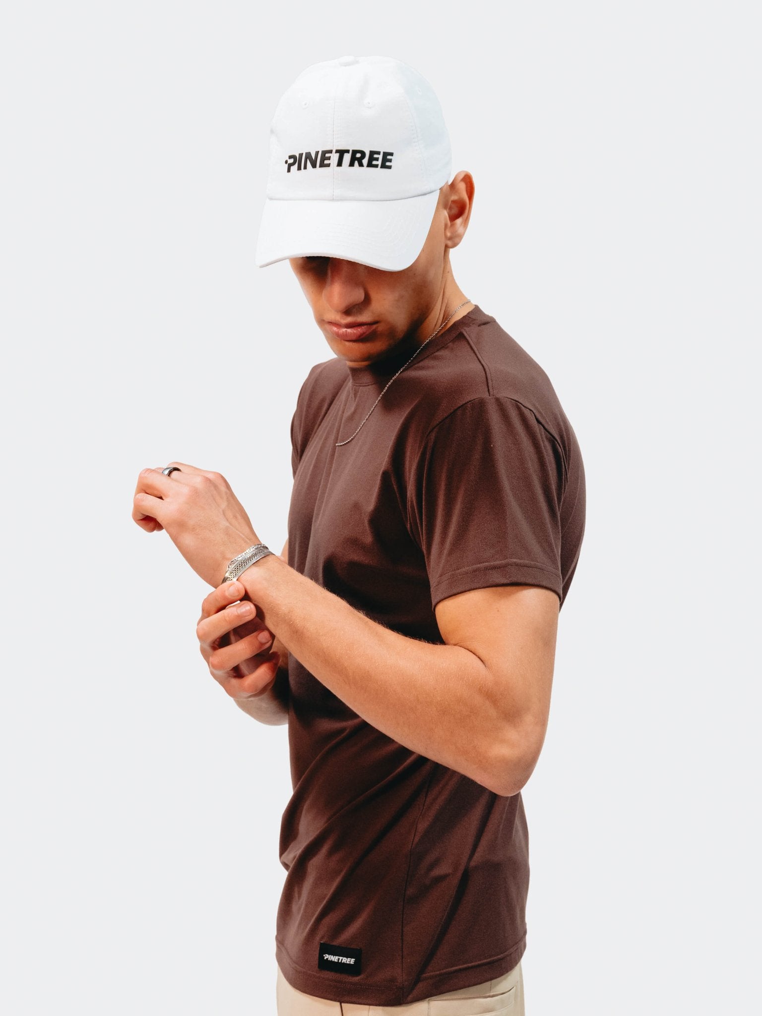 Base Tech Tee - Mahogany - Pinetree