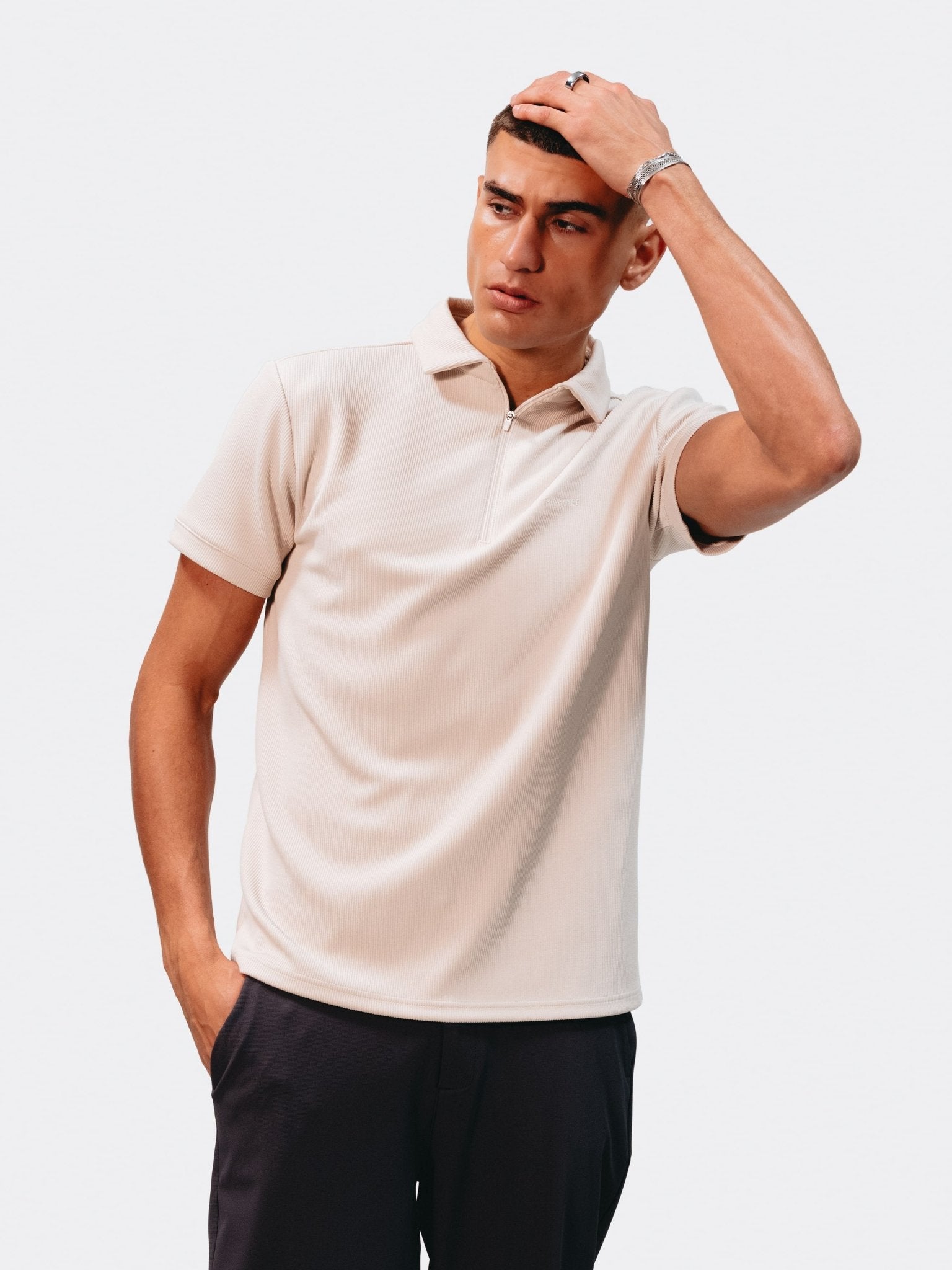 Contour Polo zipper - French Oak - Pinetree