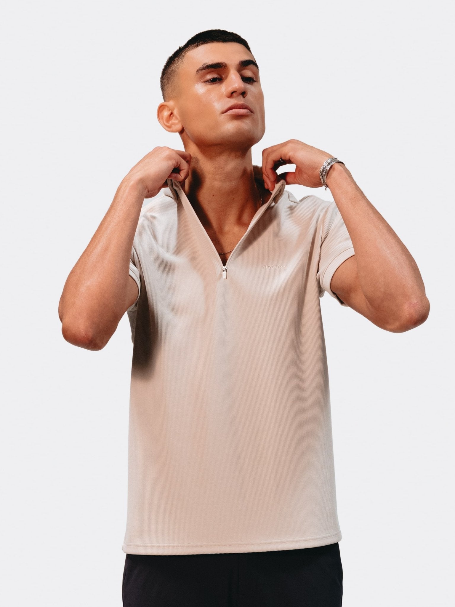 Contour Polo zipper - French Oak - Pinetree