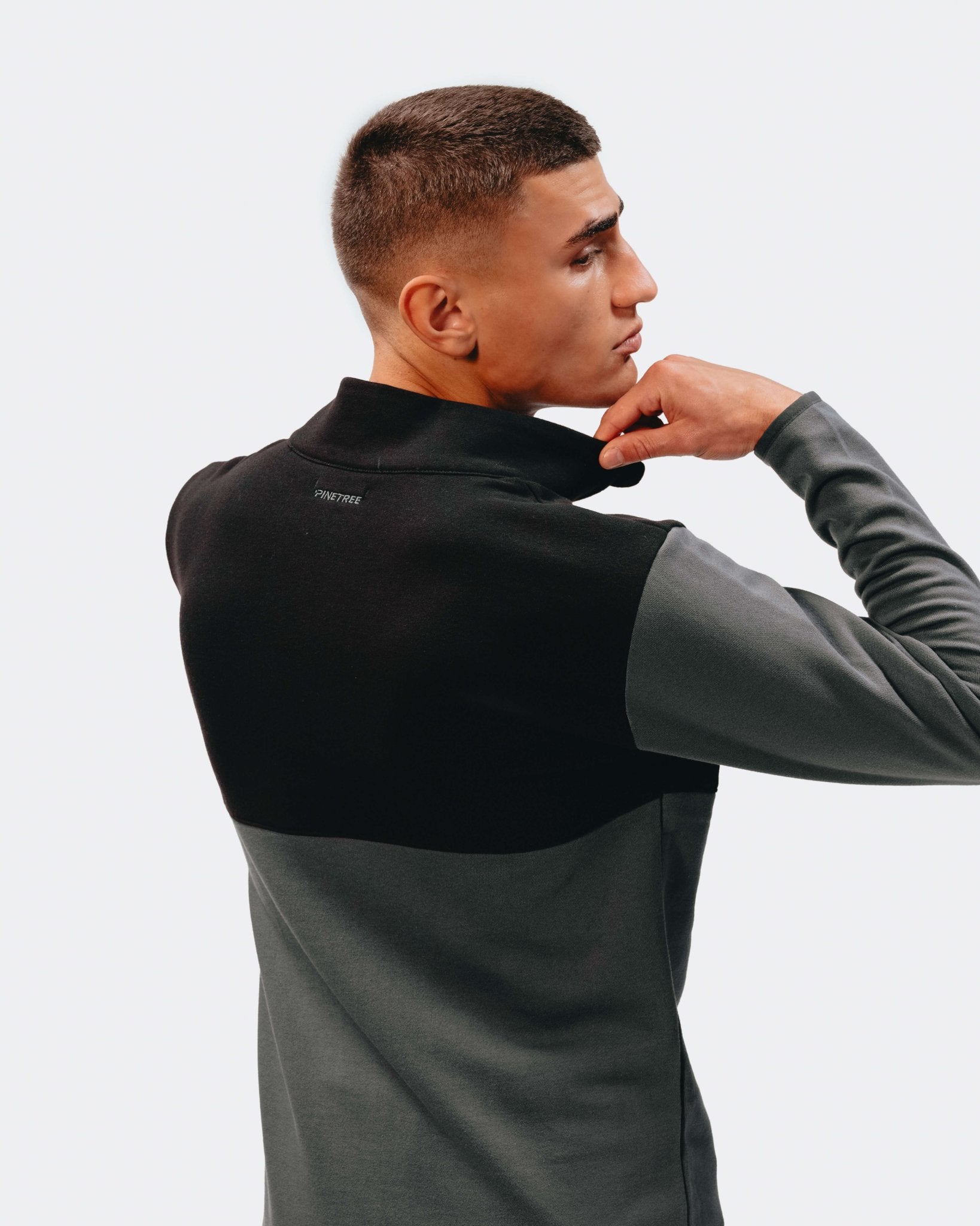 Quarter zip long sleeve - Meteorite / Asphalt - Pinetree