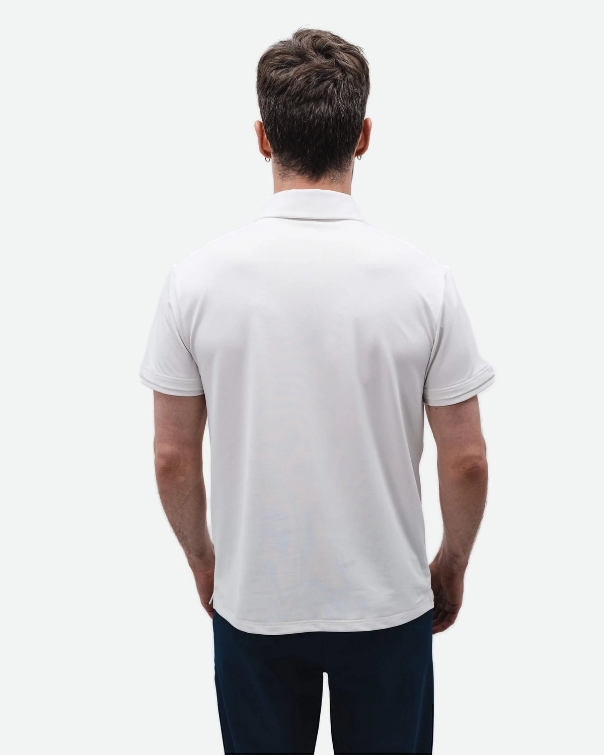 Tour Tech Polo - Cloud Dancer - Pinetree