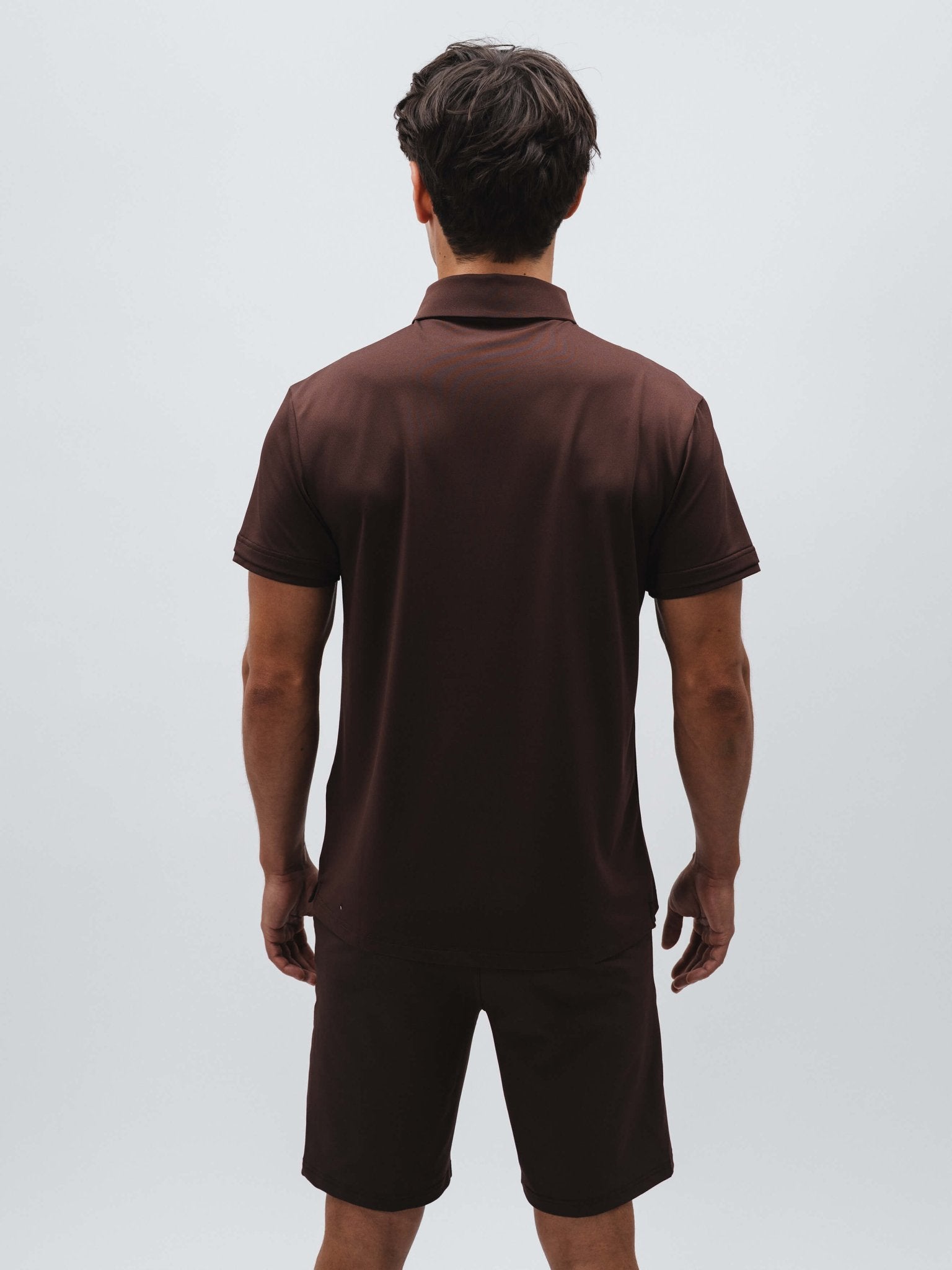Tour Tech Polo - Mahogany - Pinetree