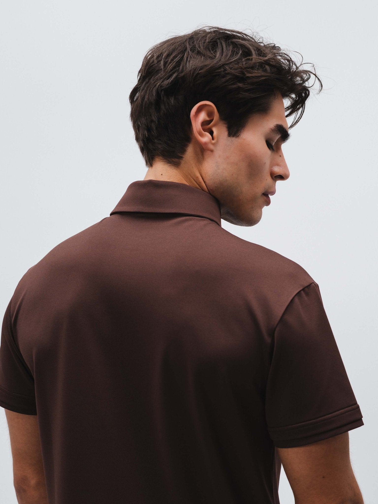 Tour Tech Polo - Mahogany - Pinetree