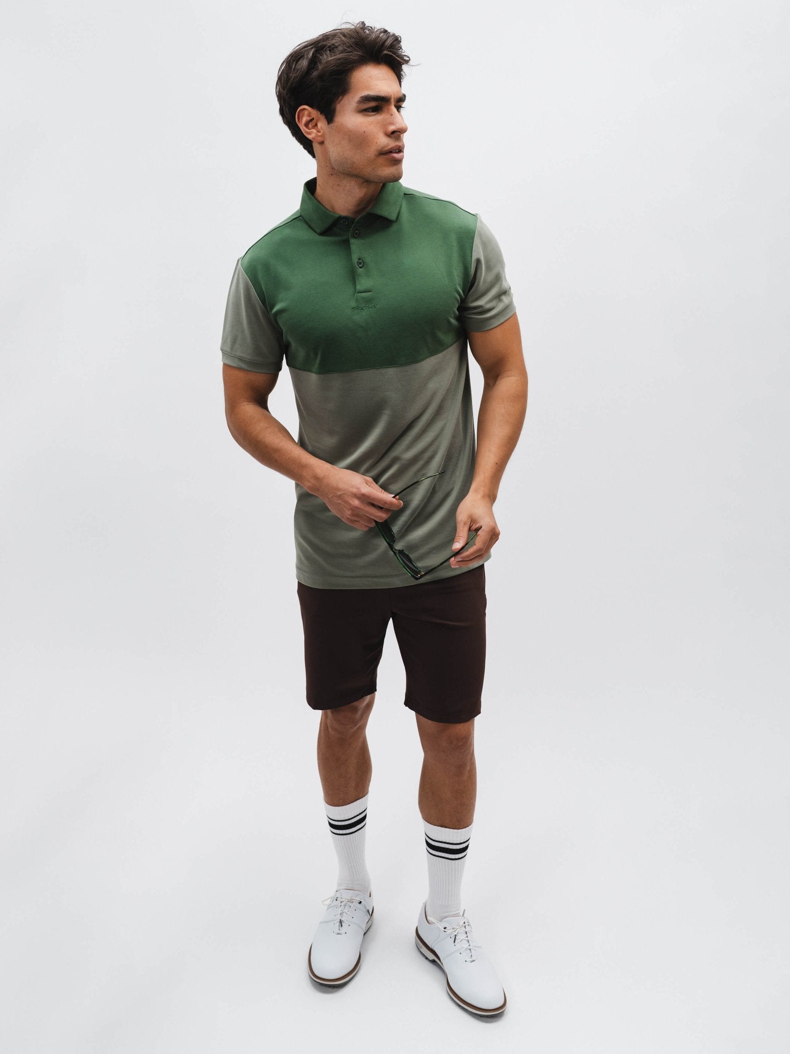 Tranquil Polo - Four Leaf Clover / Douglas Fir - Pinetree