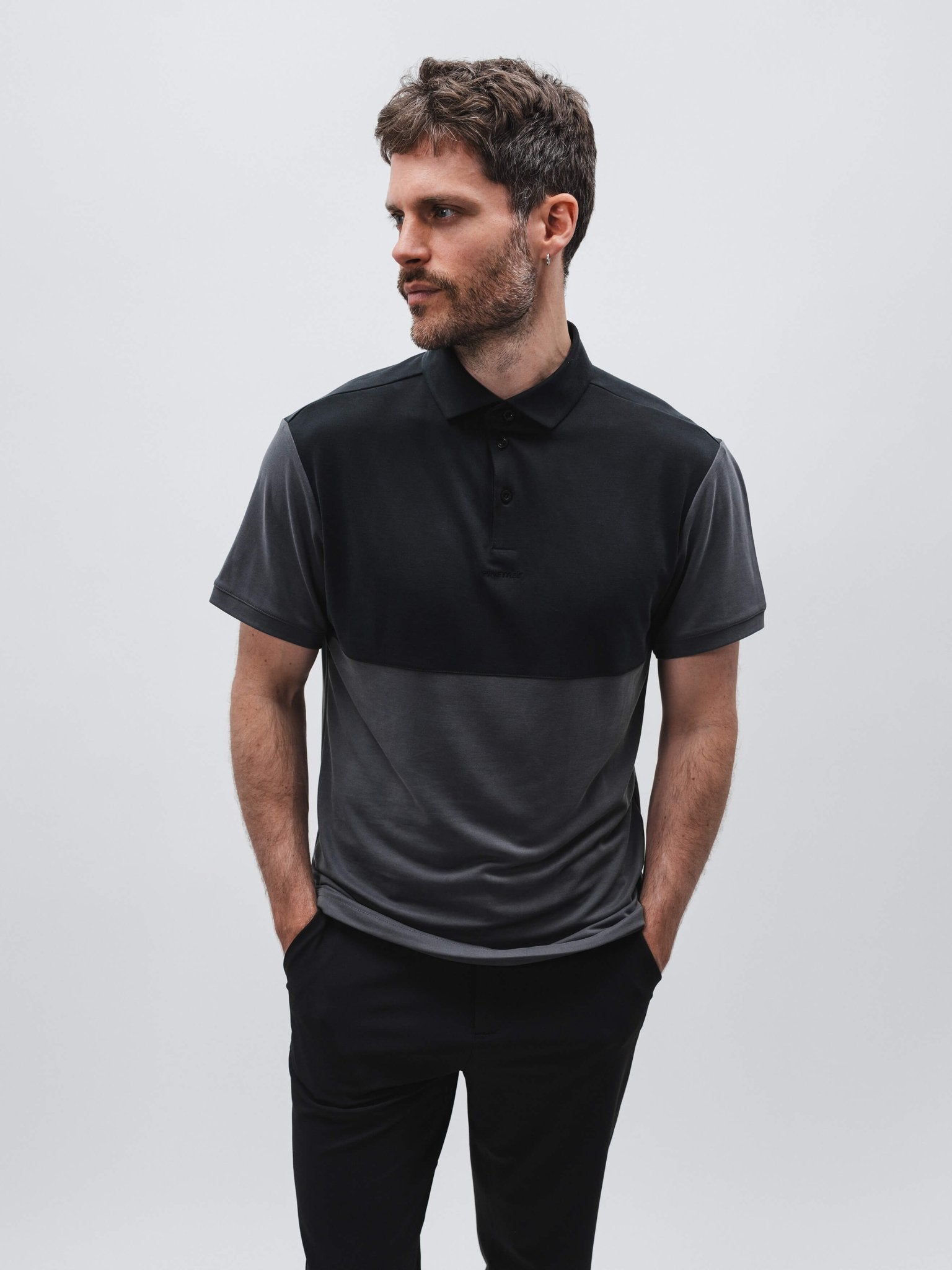 Tranquil Polo - Meteorite / Asphalt - Pinetree